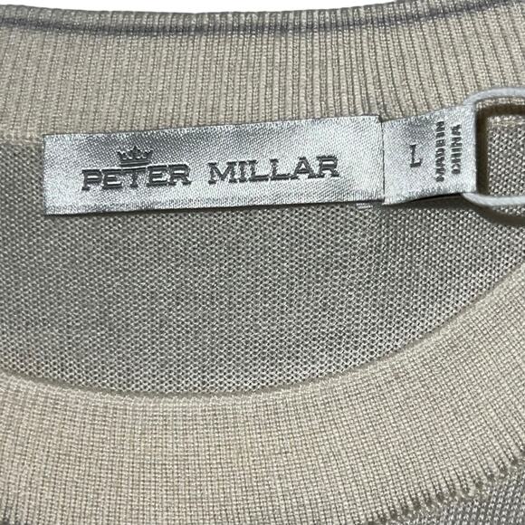 NWT Peter Millar Women Wool Silk Cashmere Crown Soft Crew Golf Sweater Large - Picture 2 of 8